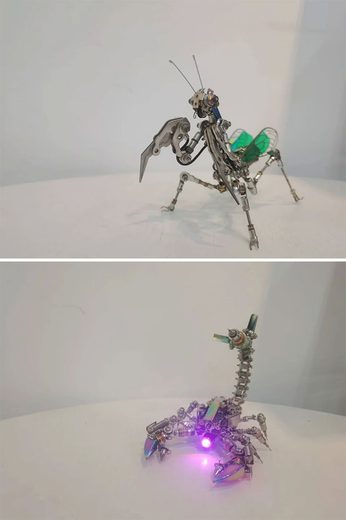 I Made These Metal Insects