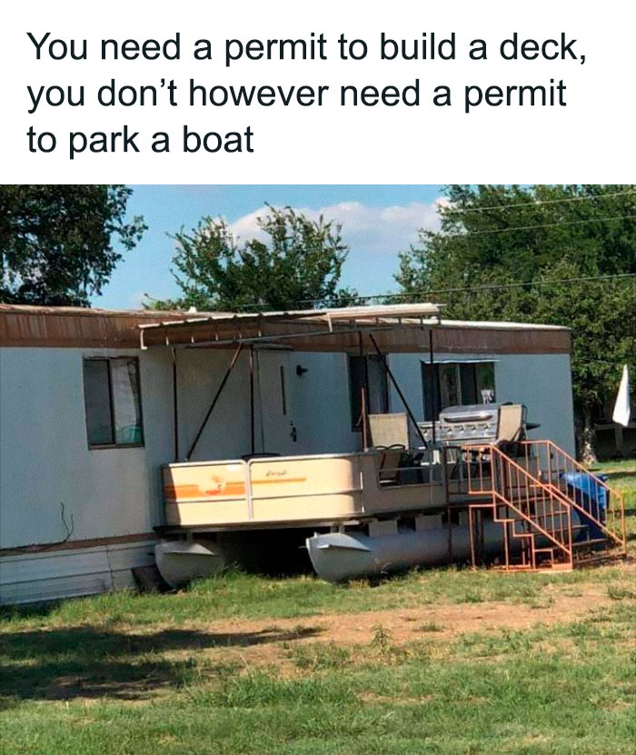 Fortunately They Don't Have An Hoa To Answer To. The Ingenuity Is Next Level