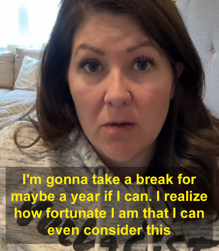 Woman Decides To Take A Midlife Gap Year From Work, Sparks A Discussion Woman Decides To Take A Midlife Gap Year From Work, Sparks A Discussion