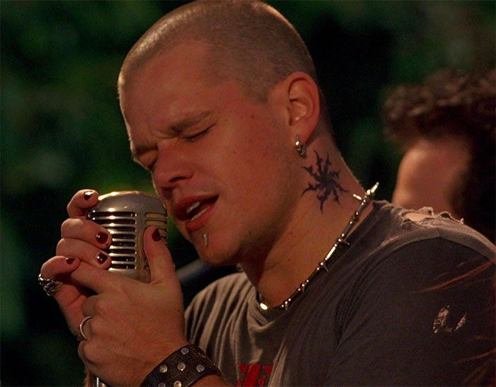 Matt Damon singing in movie Eurotrip