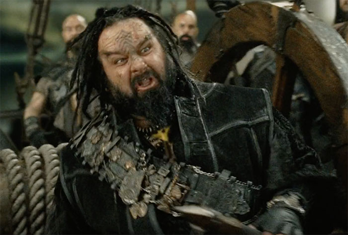 Peter Jackson as villain in The Lord of the Rings trilogy
