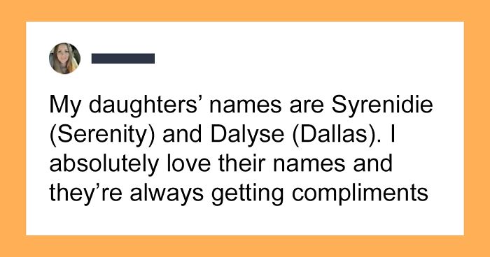 50 Times Parents Thought They Were Setting Up Their Kid With A Unique Name, Only For It To Be A “Tragedeigh”