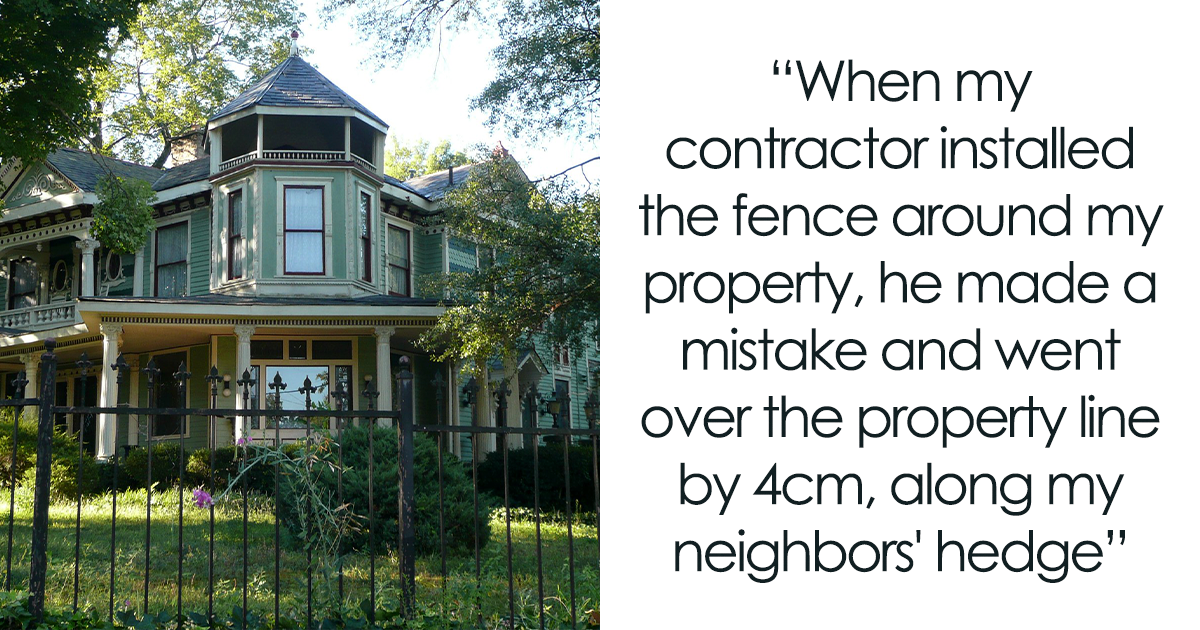 Guy Plots The Ultimate Retaliation Against His Neighbor Who Sued Him Over A Fence That Went 1.5 Inches Beyond The Property Line - Vimarsana News