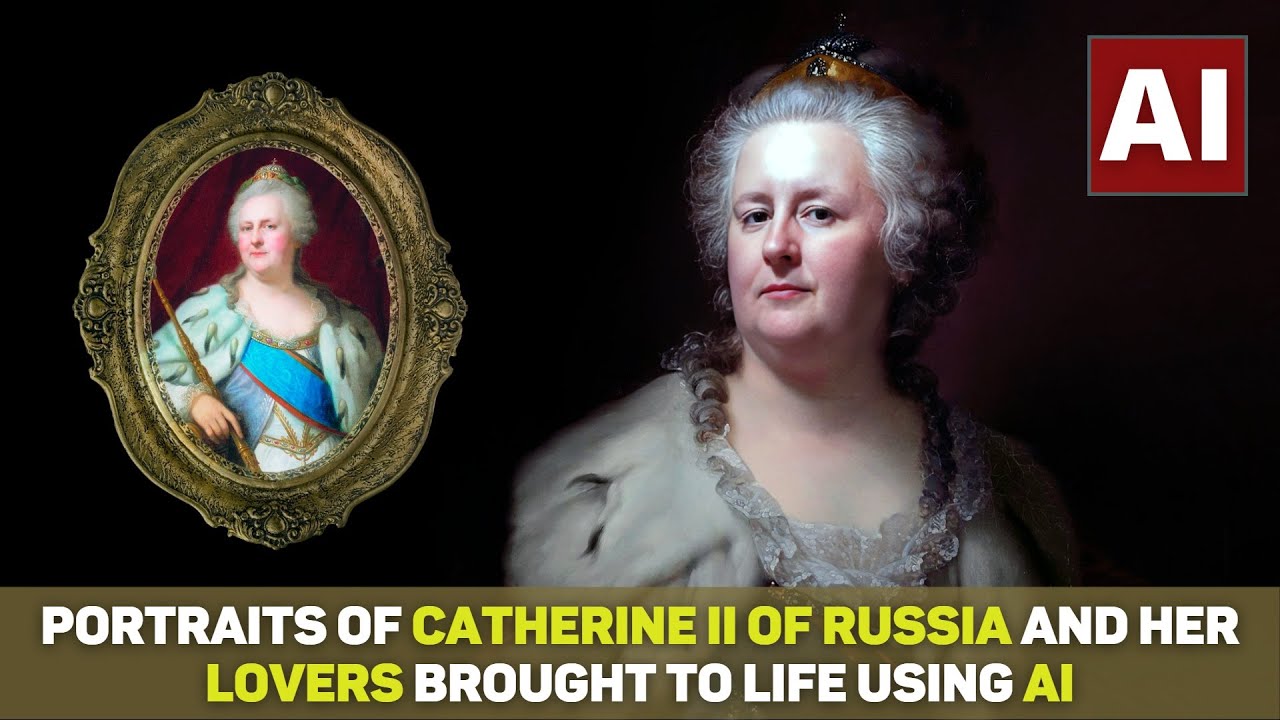 Portraits Of Catherine II Of Russia And Her Lovers Brought To Life Using Ai