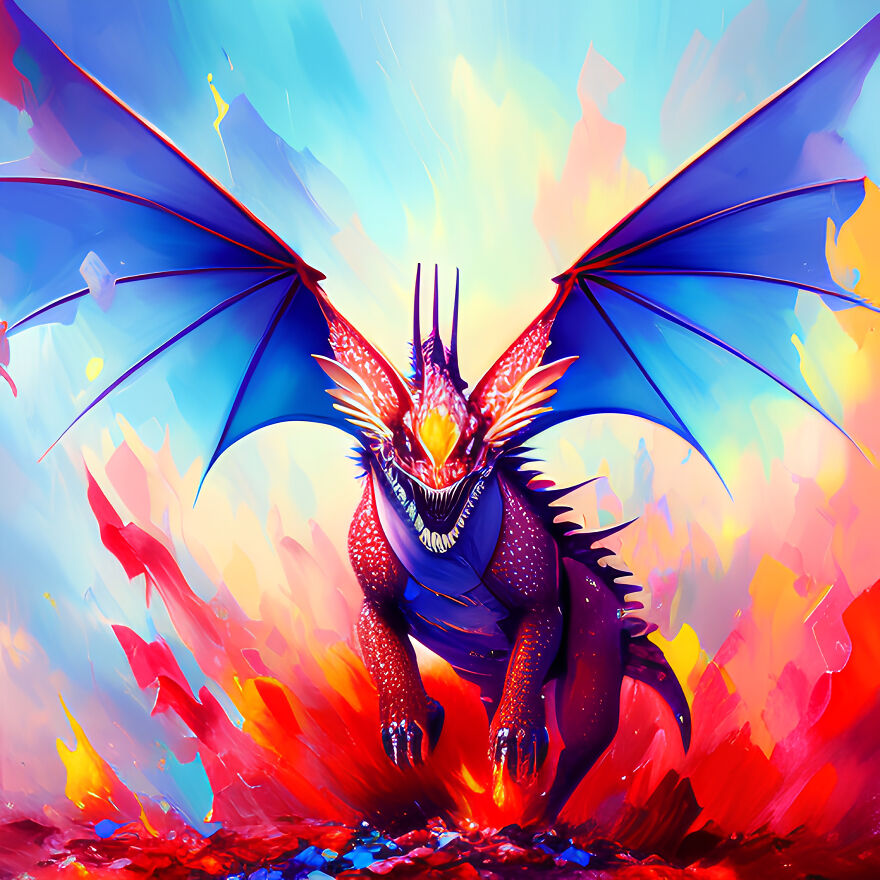 I Made These Dragons With Ai