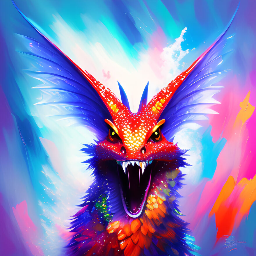 I Made These Dragons With Ai