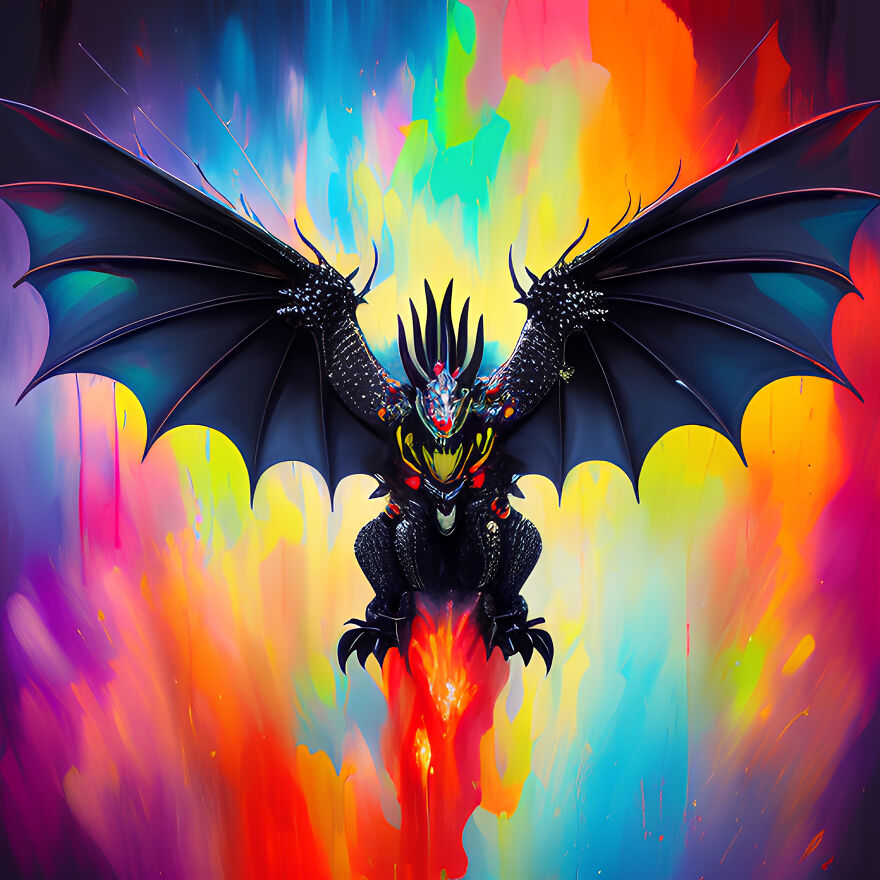 I Made These Dragons With Ai