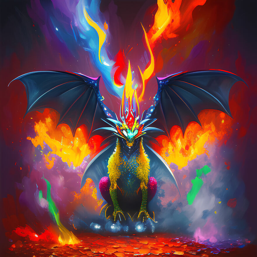 I Made These Dragons With Ai