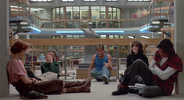 The Breakfast Club - A High School Library