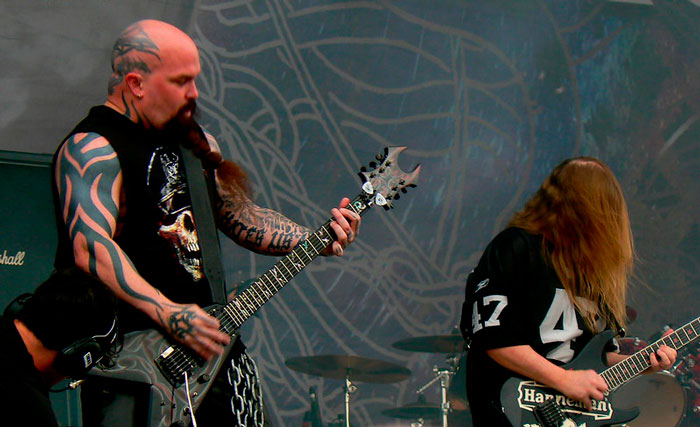 Kerry King Of Slayer during perfomance