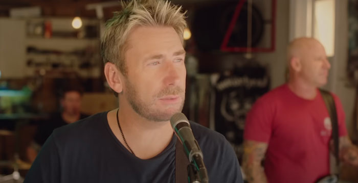 Screen photo from Nickelback official music video