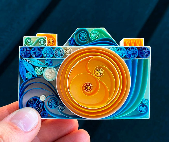 Beautifully Colorful Quilled Paper Art