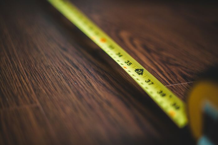 Measuring Wooden Desk 