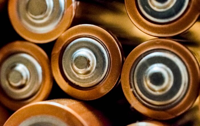Picture of close up batteries
