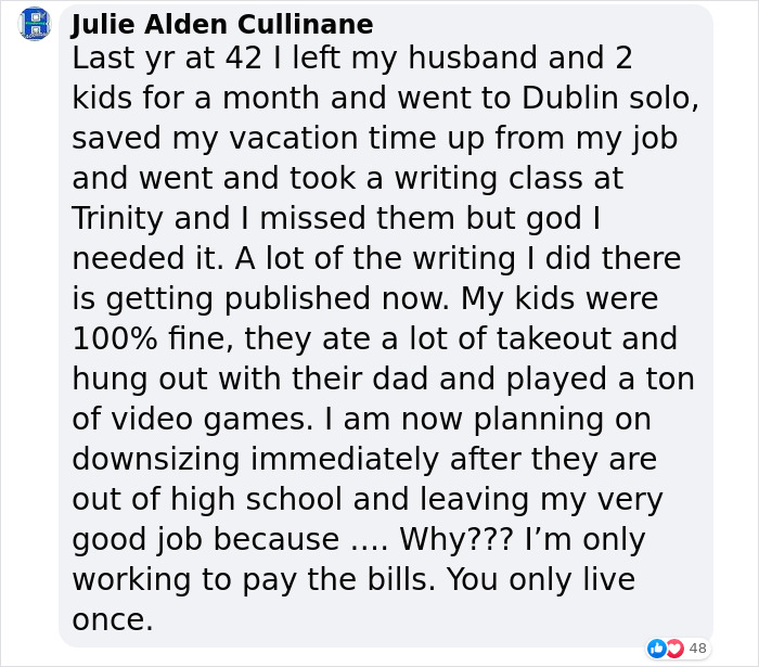 Woman Decides To Take A Midlife Gap Year From Work, Sparks A Discussion Woman Decides To Take A Midlife Gap Year From Work, Sparks A Discussion