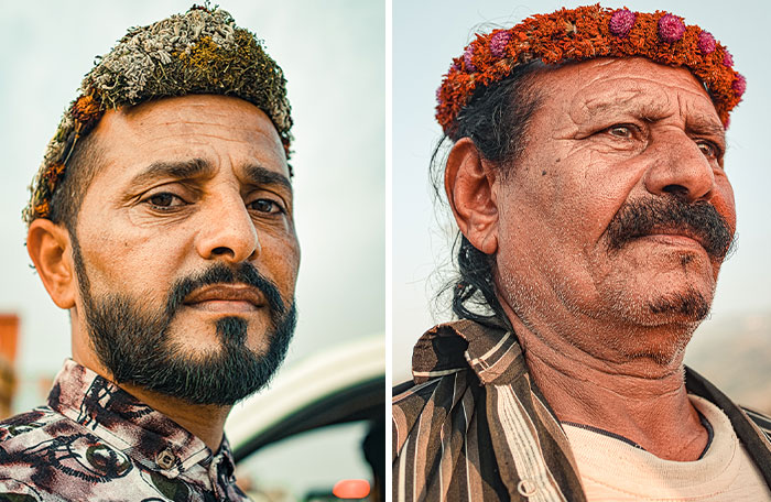 My 18 Portraits Of The Flower Men Of Saudi Arabia
