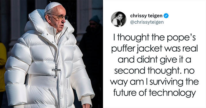30 Of The Funniest Reactions And Memes To The Pope’s AI-Generated “Drip”