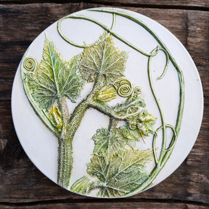 Botanical Wall Art With Pumpkin Leaves (11 Pics) Botanical Wall Art With Pumpkin Leaves (11 Pics)
