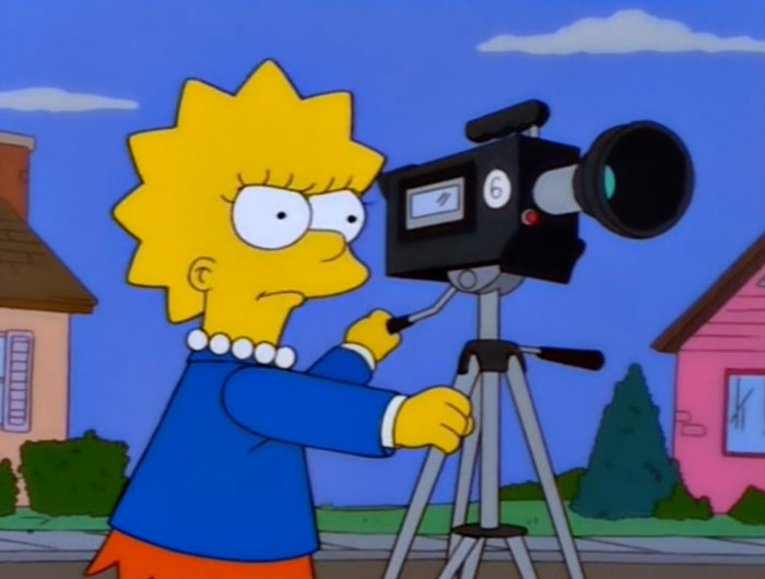 Lisa behind the camera 