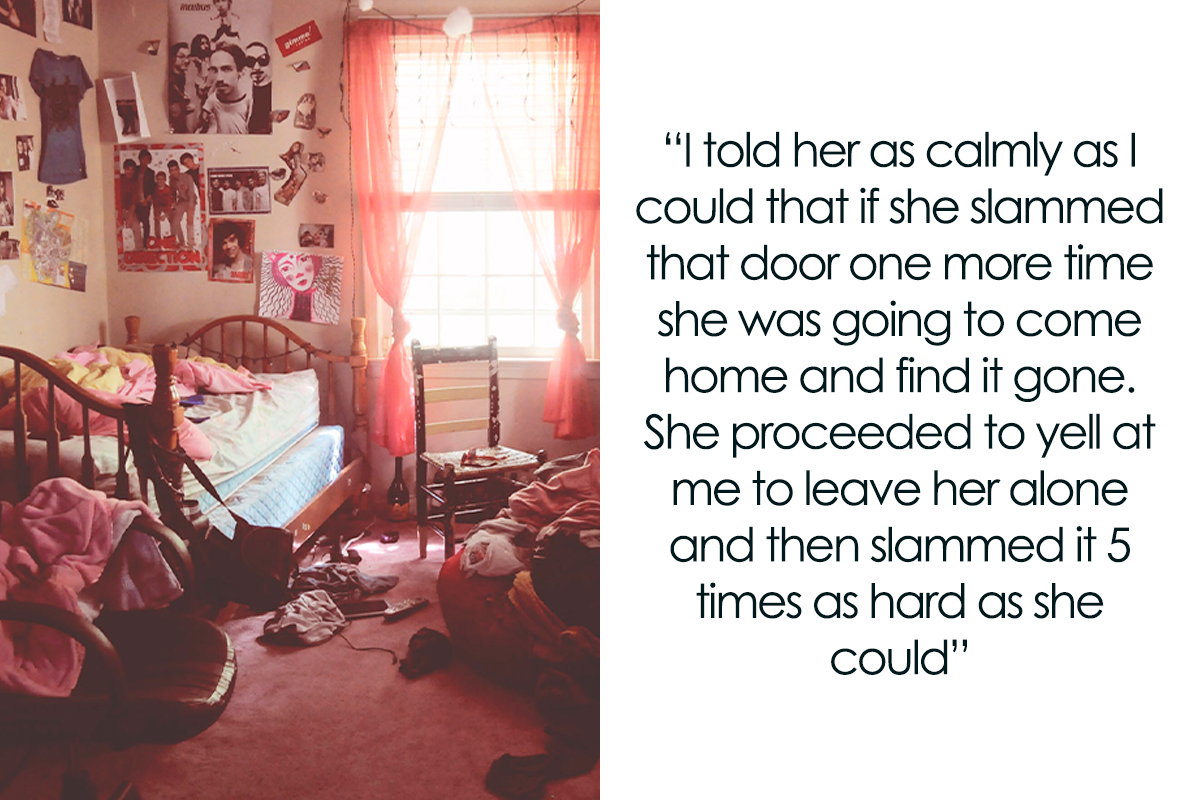 14YearOld Won’t Stop Slamming Her Bedroom Door And Parents Replace It