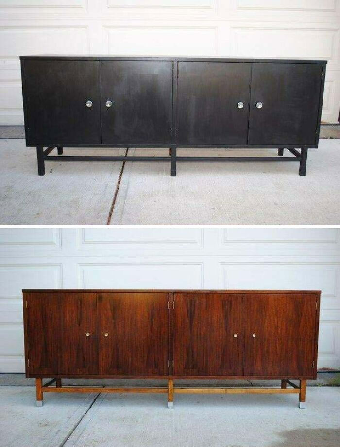 Stanley Furniture “Rosewood Bow Tie” Credenza I Restored