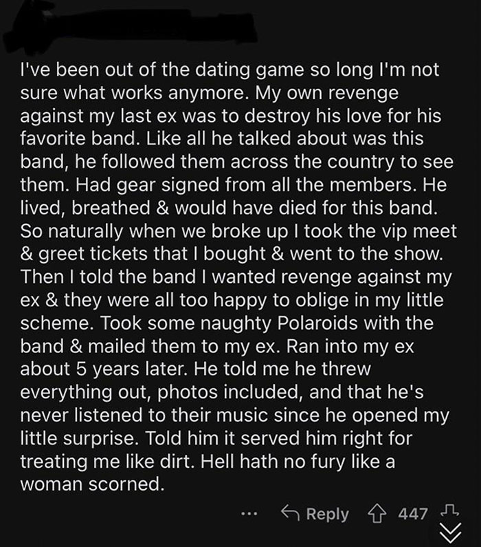 I’m Sure The Band Was Thrilled To Help A Random Woman “Destroy” Her Ex