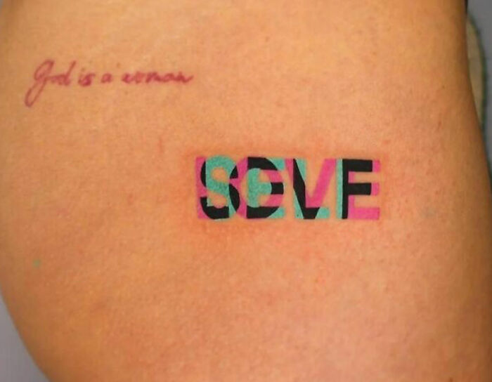 Self Love Overlap Tattoo