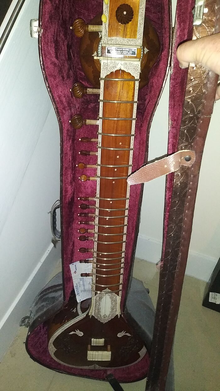 My Sitar. I'm Not Very Good But I Like Playing It