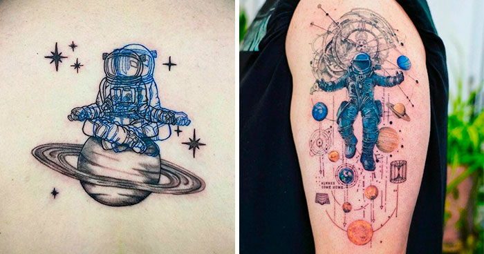110 Space Tattoos That Are Basically Outer Space Cool
