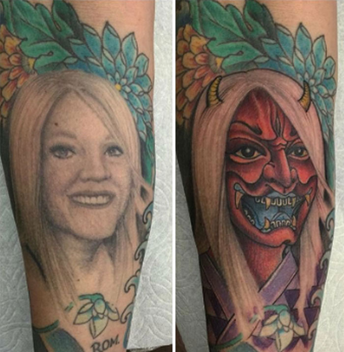 My Friend Decided To Cover Up The Tattoo Of His Ex Wife!