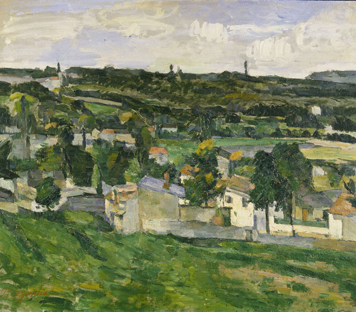View Of Auvers-Sur-Oise By Paul Cézanne