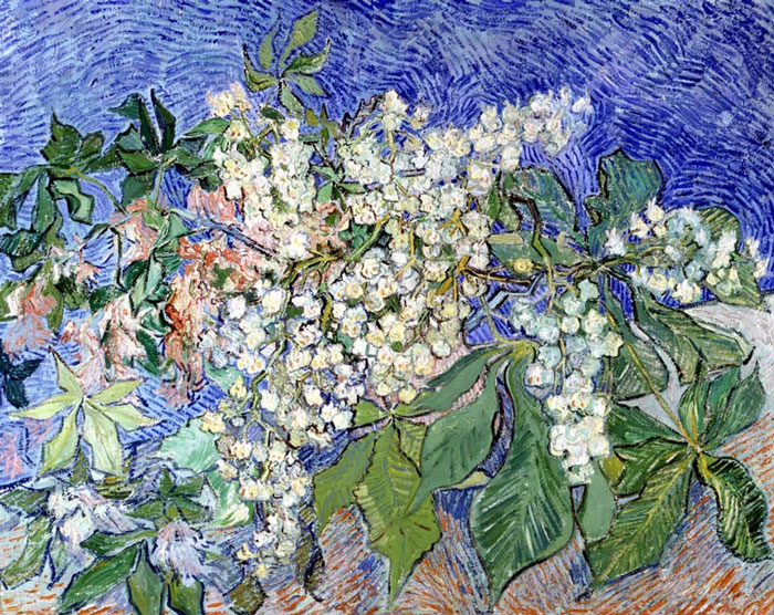 Blossoming Chestnut Branches painting by Vincent Van Gogh