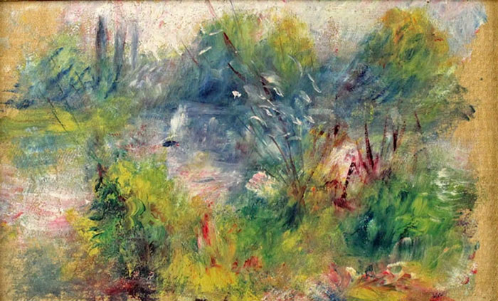 Paysage Bords De Seine By Pierre-Auguste Renoir