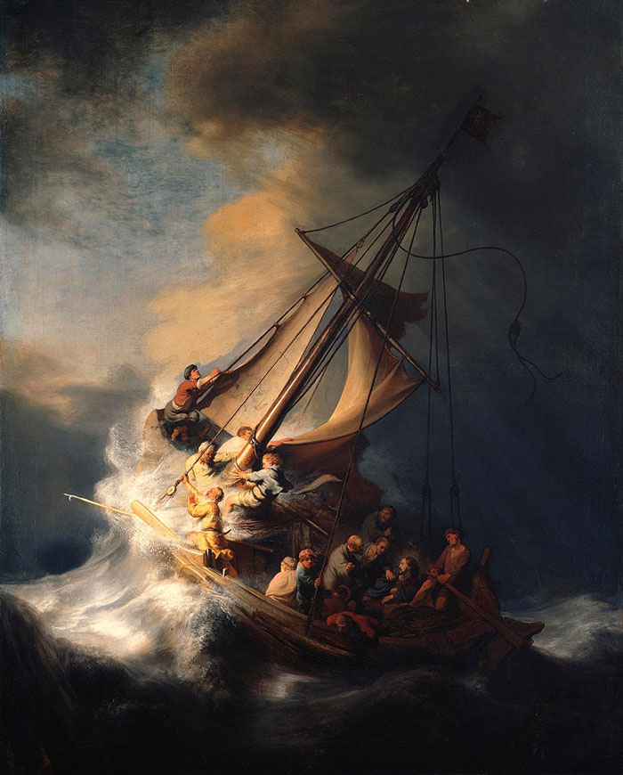 The Storm On The Sea Of Galilee By Rembrandt