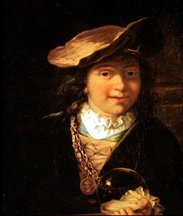 Child With A Soap Bubble