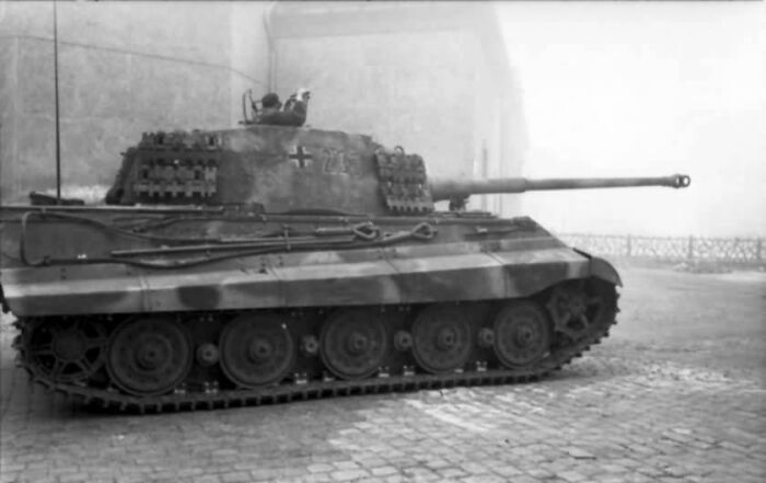 Pictured Above Is A German Panzerkampfwagen Tiger Ausf. B In Hungary During 1944