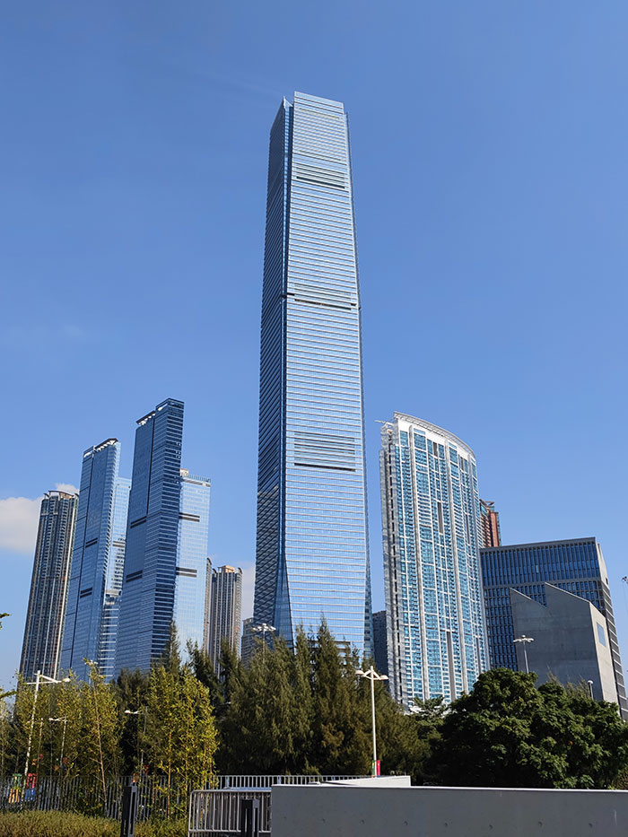 Picture of International Commerce Centre near other buildings