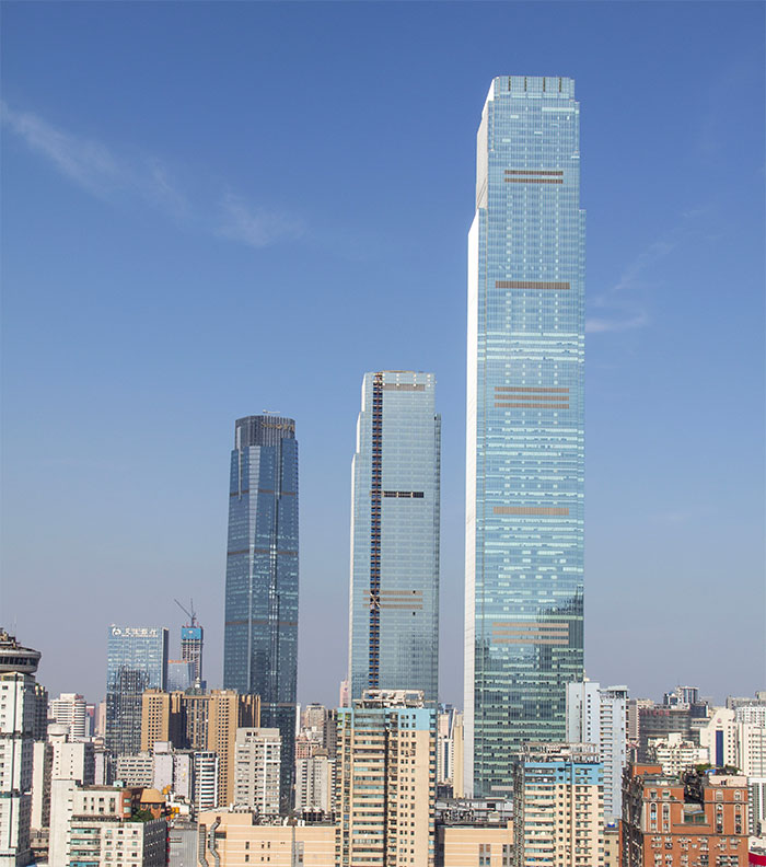 Picture of Changsha IFS Tower T1 near other buildings