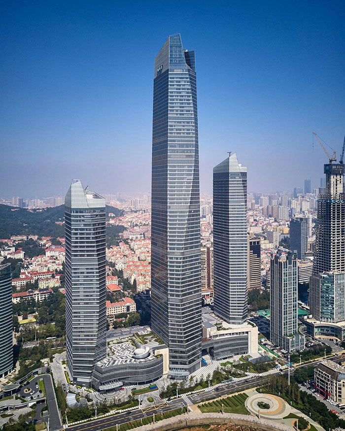 Picture of Qingdao Hai Tian Center near other buildings