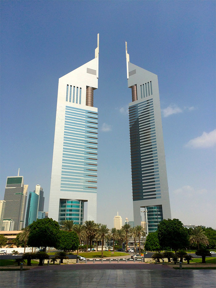Picture of Emirates Tower One near other buildings