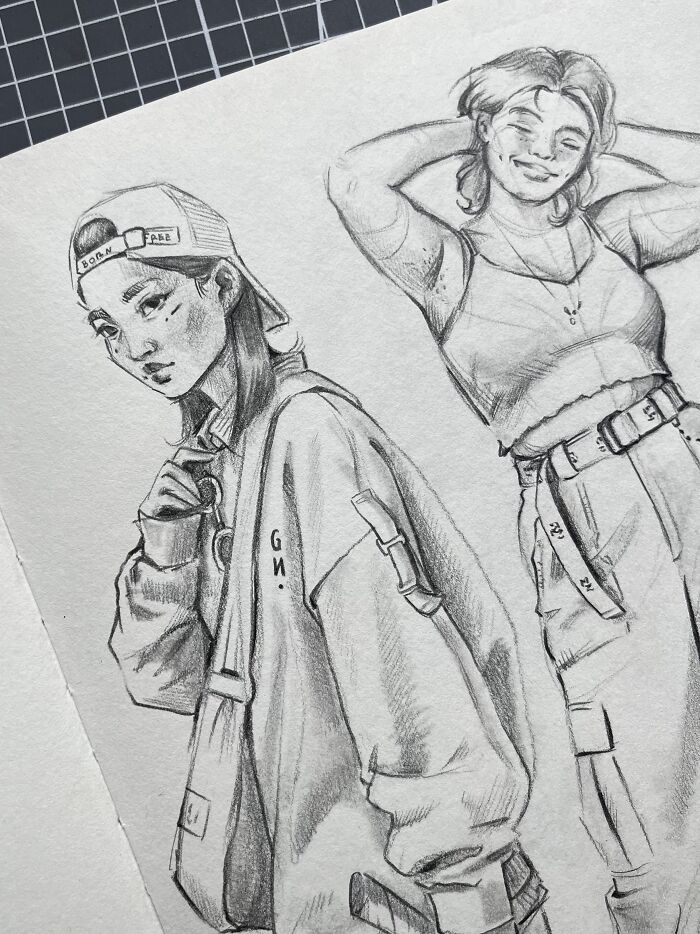 My Self-Taught "Portrait Sketchbooking" Art