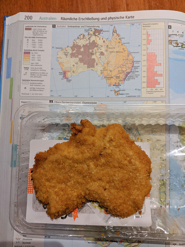 The Cutlet I Bought Has The Shape Of Australia