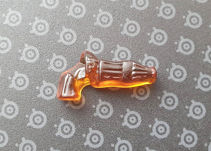 My Gummy Bear Coke Bottle Looks Like A Revolver