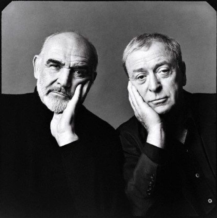 Sean Connery & Michael Caine By Michael O’neill For “ Vanity Fair”
