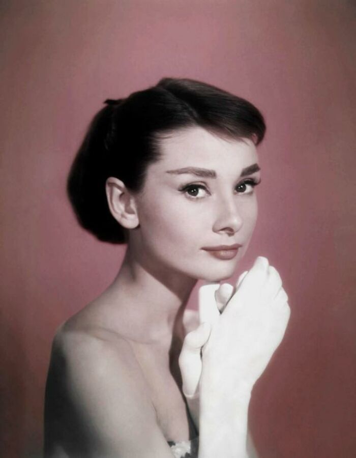 Audrey Hepburn In A Publicity Still For “Funny Face” (1957)