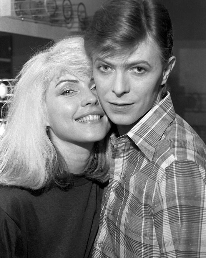 Debbie Harry y David Bowie