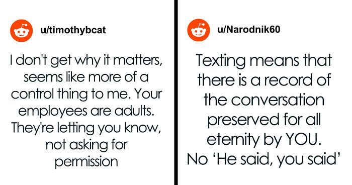 “This New Age Of Texting To Call Off Literally Drives Me Insane”: Manager States That People Who Text Employers Are “Unprofessional”, Gets Blasted Online