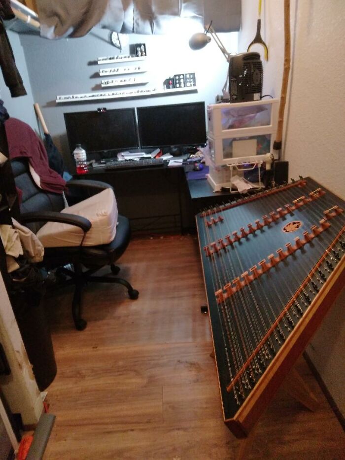 Hammered Dulcimer. Wanted A Harp, But Not Enough Room