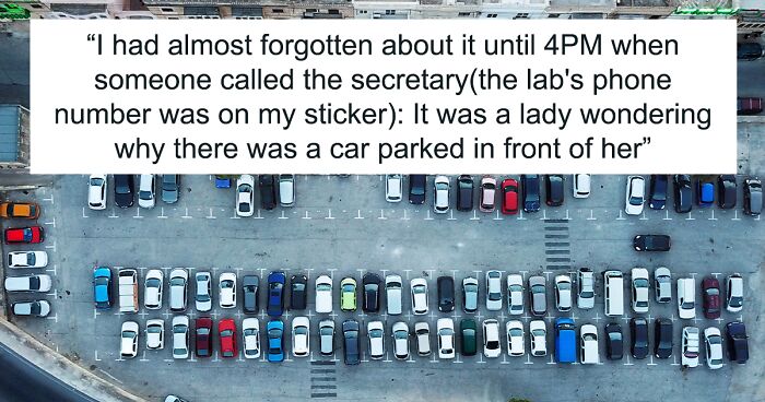 This Woman’s Idea Of Stealing Someone’s Parking Spot Backfires As The Owner Just Blocks Her Car, Making Her Wait For Almost 2 Hours