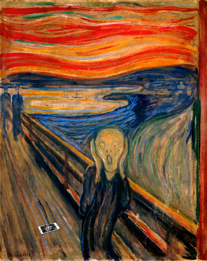 "The Scream" Based On "The Scream" By Edvard Munch (1893)